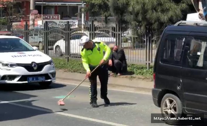 Trabzon'da polisin çabası takdir topladı