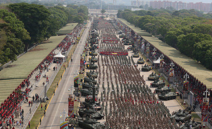 Venezuella'da milis gücü sayısı arttı