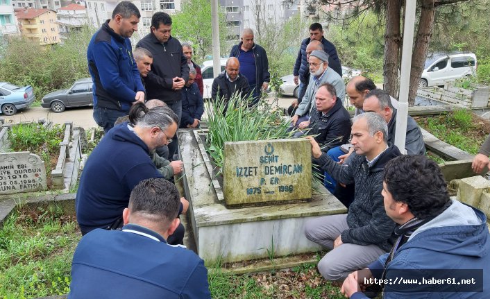 Şehidin silah arkadaşlarından vefa örneği 