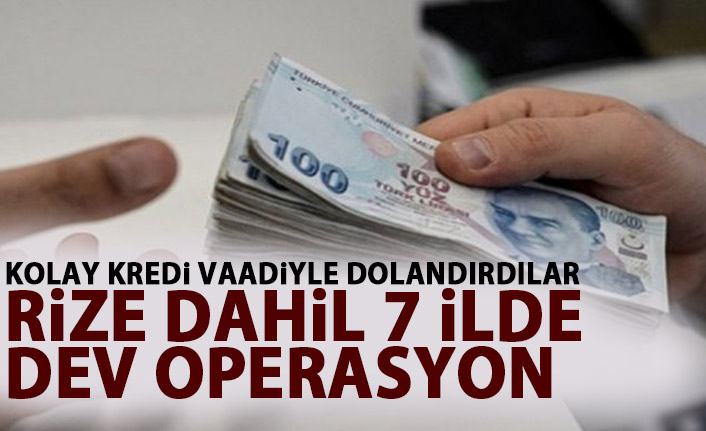 Kolay kredi deyip dolandırdılar! Yakalandılar!