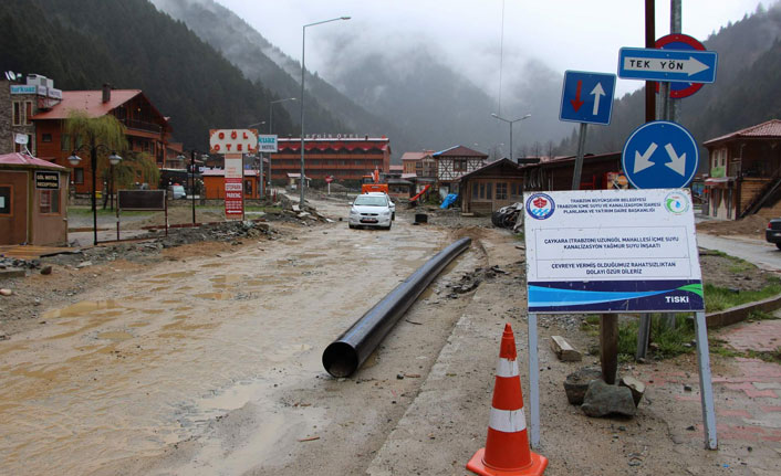 Uzungöl 9 günlük bayram tatiline yetiştirilmeye çalışılıyor