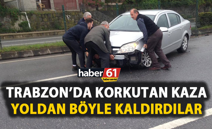Kontrolünü kaybedip karşı şeride geçti! Yoldan böyle kaldırıldı