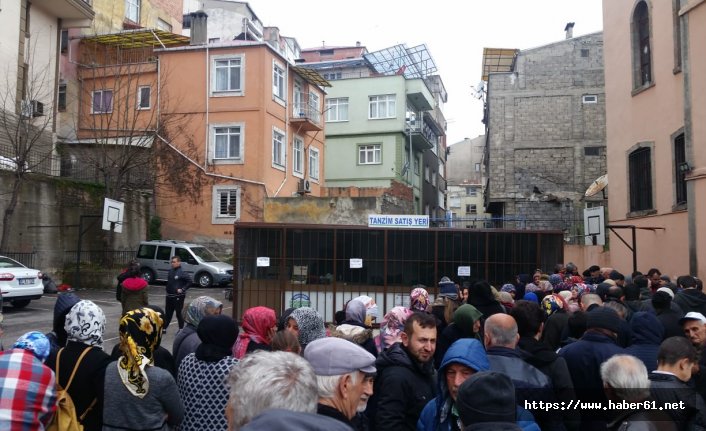 Trabzon'da tanzimde kuyruk var satış yok!