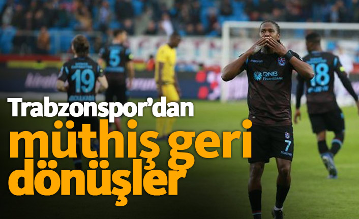 Trabzonspor'dan Akyazı'da müthiş geri dönüşler