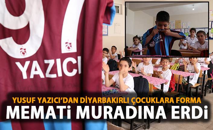 Yusuf Yazıcı Diyarbakırlı hayranlarına forma gönderdi