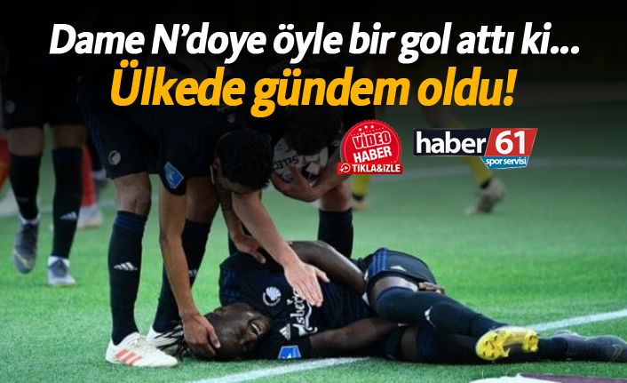 Dame N'doye öyle bir gol attı ki...