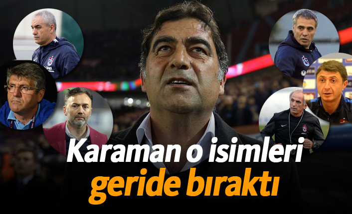 Ünal Karaman o isimleri geride bıraktı