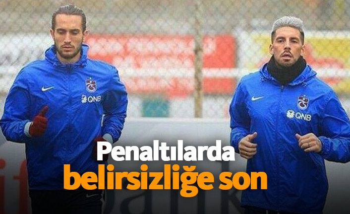 Trabzonspor'da penaltı belirsizliğine son