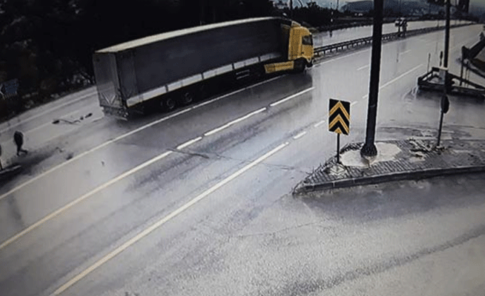 Ölümden saniyelerle kurtuldu