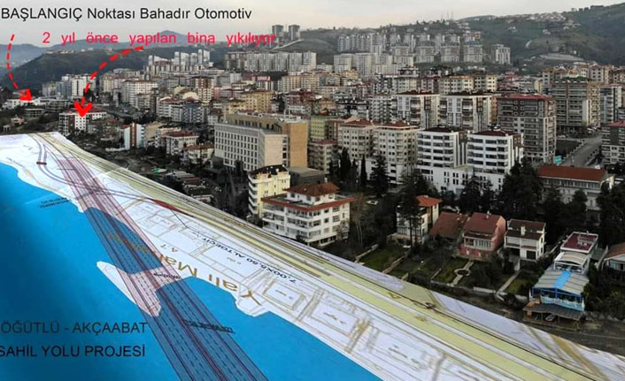 Sahillerini kaybeden Trabzon’da, yeni 'dolgu yol' tepkisi