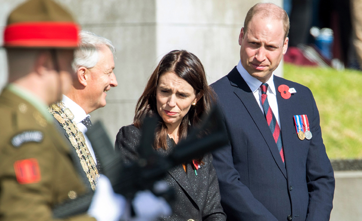Cambridge Dükü Prens William, Anzak Günü törenlerinde