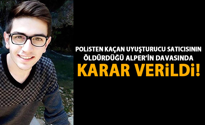 Polisten kaçarken 22 yaşındaki genci öldüren şahsa müebbet hapis!