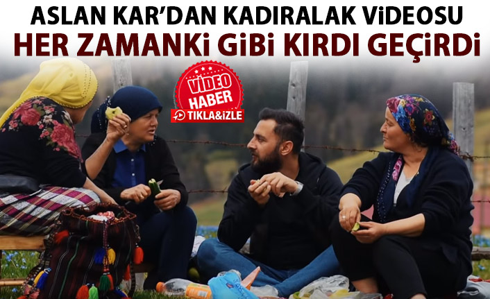 Aslan Kar'dan Kadıralak videosu