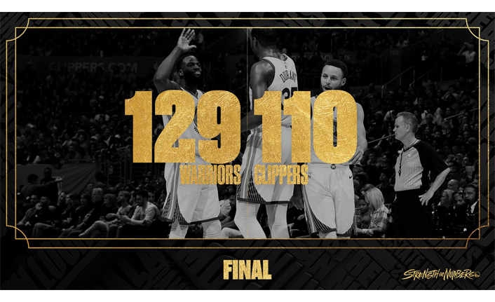 Warriors'ı üst tura Durant taşıdı