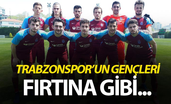 Trabzonspor'un gençleri Fenerbahçe'nin gençlerini devirdi