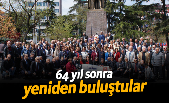 64 yıl sonra yeniden buluştular
