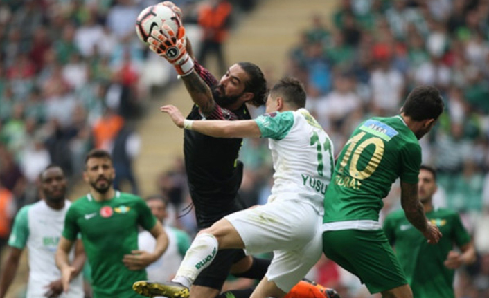 Bursa'da sessiz maç!