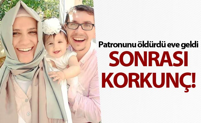 Dehşet! Patronunu eşi ve kızını öldürüp intihar etti!