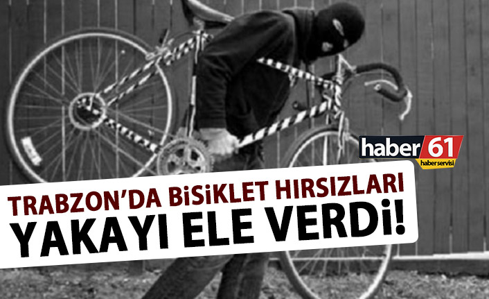 Bisiklet hırsızları yakayı ele verdi