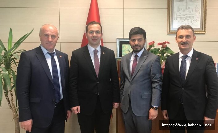 Düzköy ve Şalpazarı başkanlarından Ankara çıkarması