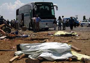 Trabzon otobüsünde Kaza 2 ölü