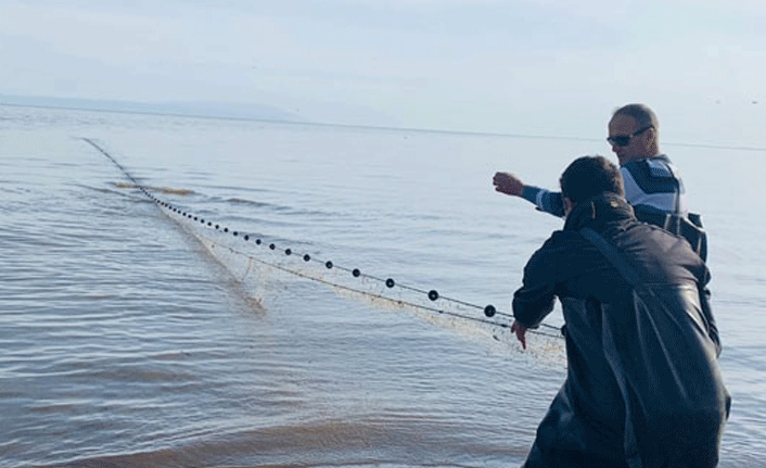 Kaçak atılan ağ için harekete geçtiler!
