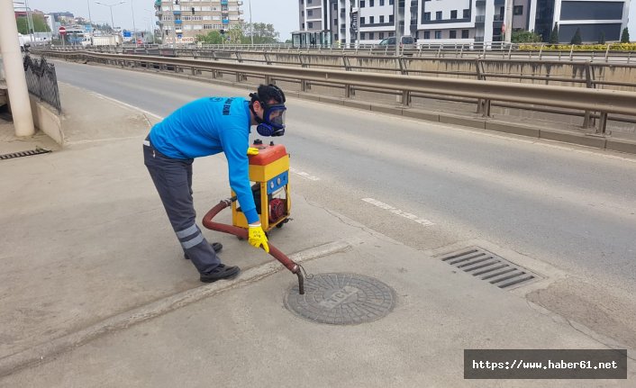 Büyükşehir Ekipleri halk sağlığı için görev başında