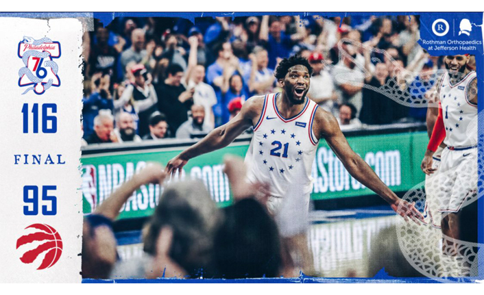 Philadelphia 76ers seride öne geçti