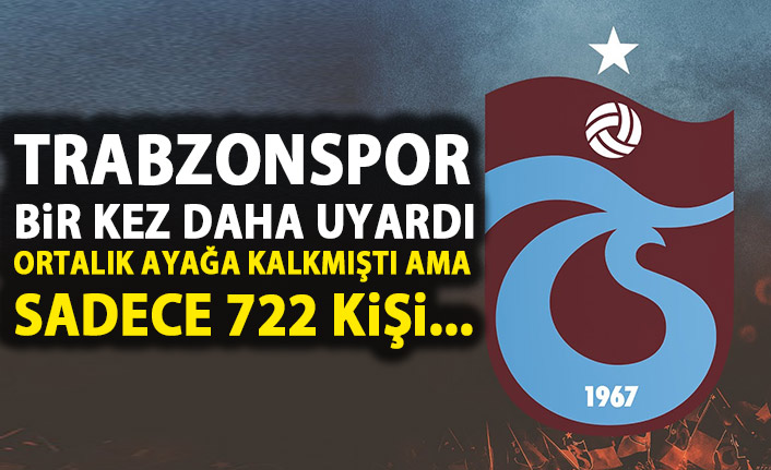Trabzonspor'dan kritik uyarı! Son 20 gün!