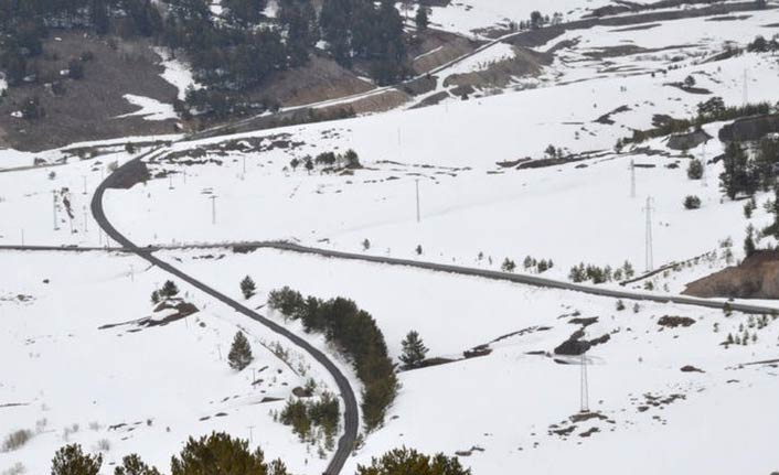 Mayıs ayında kar yağışı