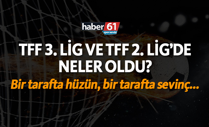 Bir tarafta sevinç bir tarafta hüzün...