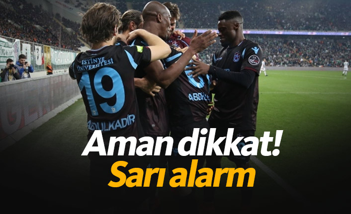 Trabzonspor'da 5 isim sınırda