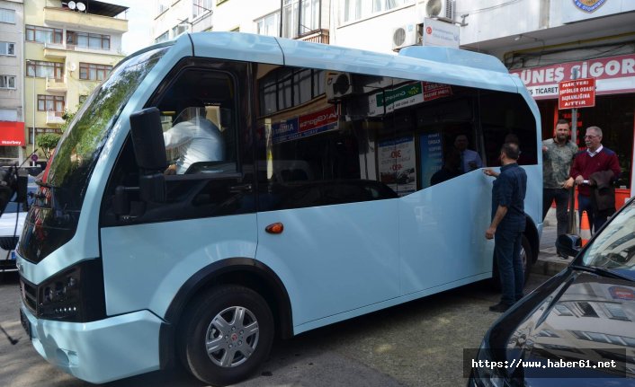 Trabzon'da dolmuşların yeni hali görücüye çıktı