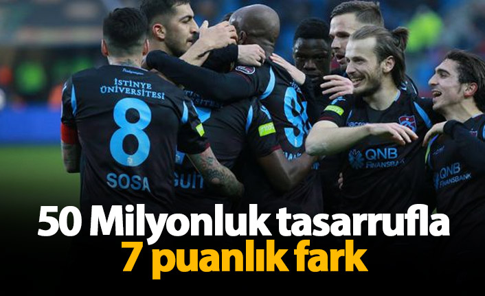 Trabzonspor dev tasarrufla geçen yılı geçti