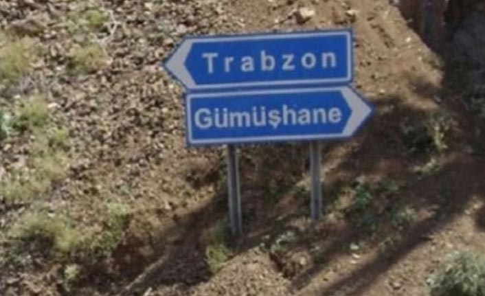 Karayolları Genel Müdürlüğü Trabzon Gümüşhane yolunda çalışma olduğunu duyurdu