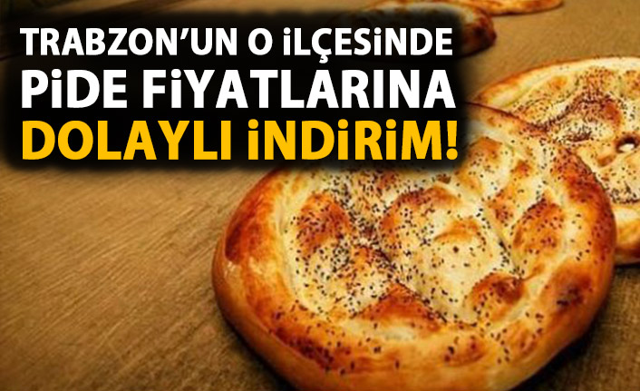 Araklı'da pideye dolaylı yoldan indirim