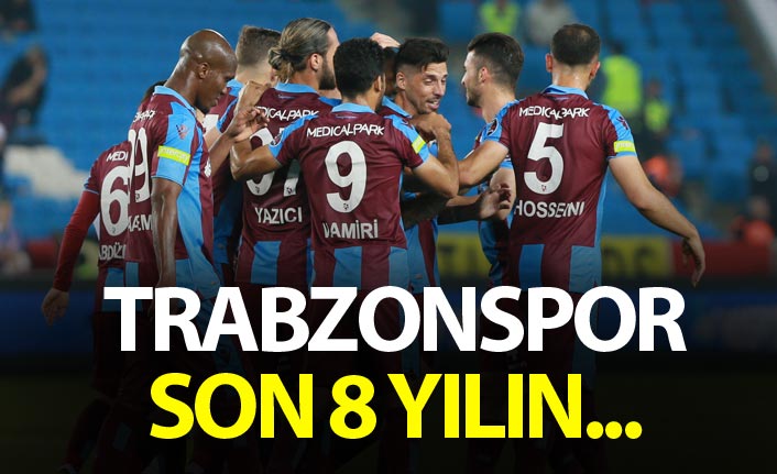 Trabzonspor son 8 yılın en parlak dönemini yaşıyor