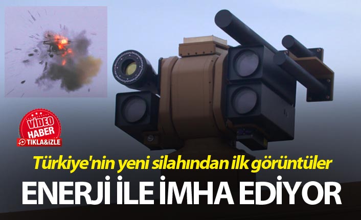 Türkiye'nin yeni silahından ilk görüntüler