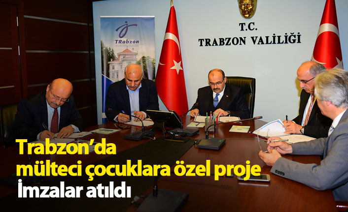 Trabzon'da mülteci çocuklar için proje!
