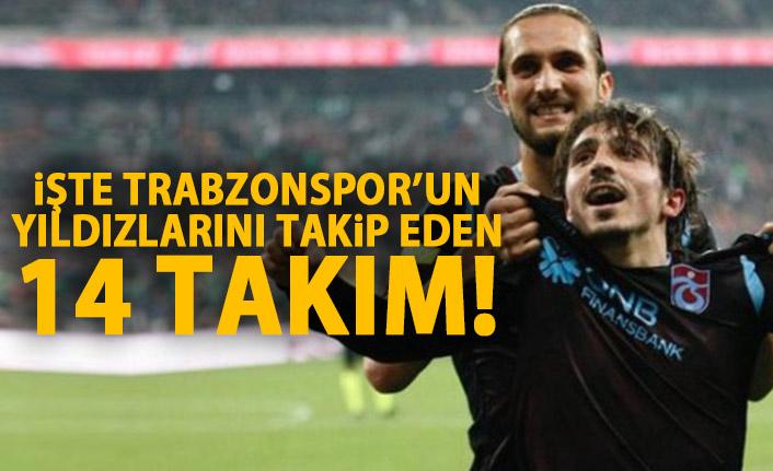 İşte Abdülkadir Ömür ile Yusuf Yazıcı'yı izleyen 14 takım