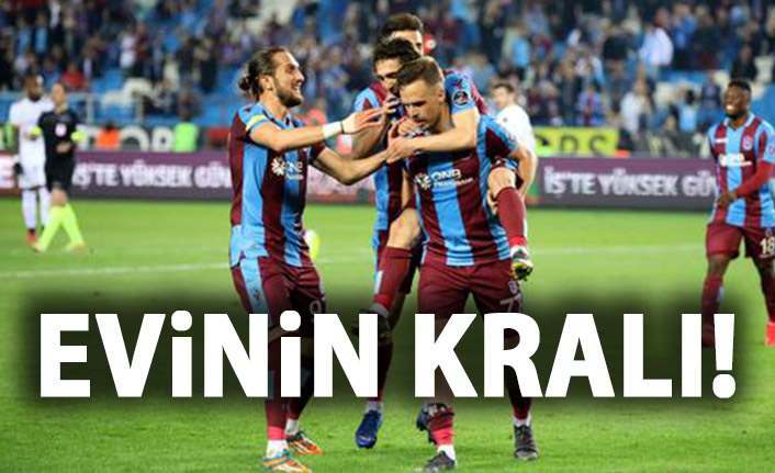 Trabzonspor evinin kralı!