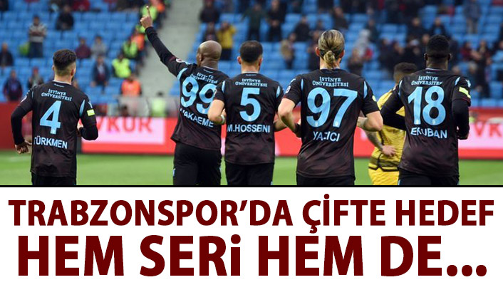 Trabzonspor, 9 maçlık yenilmezlik serisini sürdürmek istiyor.