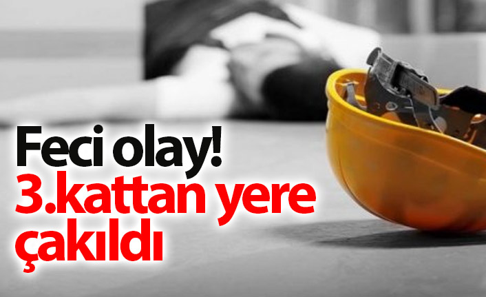 Bayburt'ta inşaattan düşen işçi hayatını kaybetti