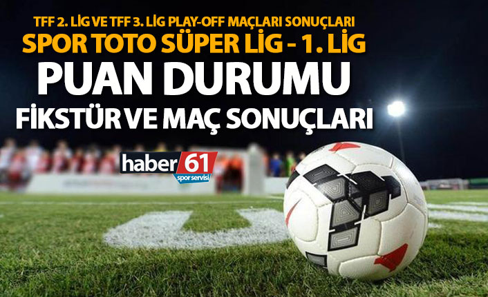 Spor Toto Süper Lig - 1. Lig | Puan Durumu, Fikstür ve Maç Sonuçları