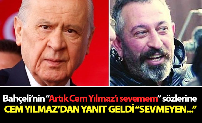 Devlet Bahçeli'nin sözlerine Cem Yılmaz'dan yanıt geldi