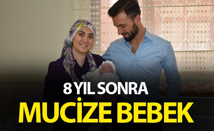 Trabzon'da 8 yıl sonra mucize bebek