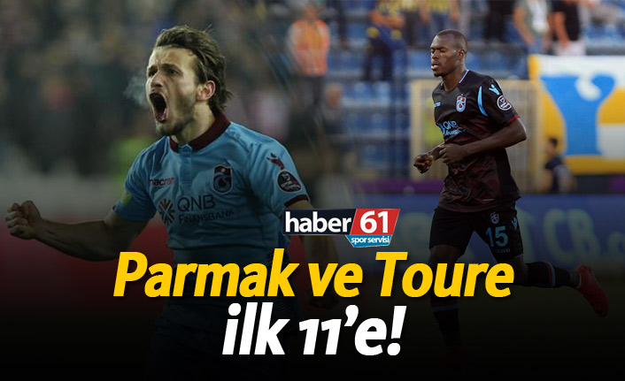 Parmak ve Toure ilk 11'e!
