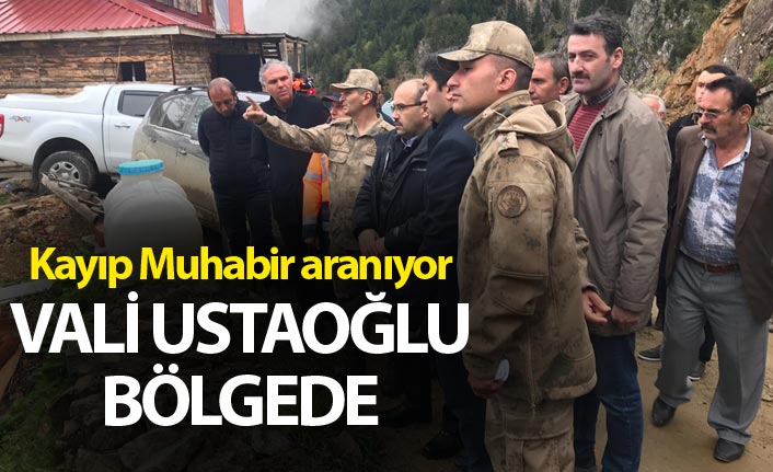 Kayıp Muhabir aranıyor - Vali Ustaoğlu bölgede