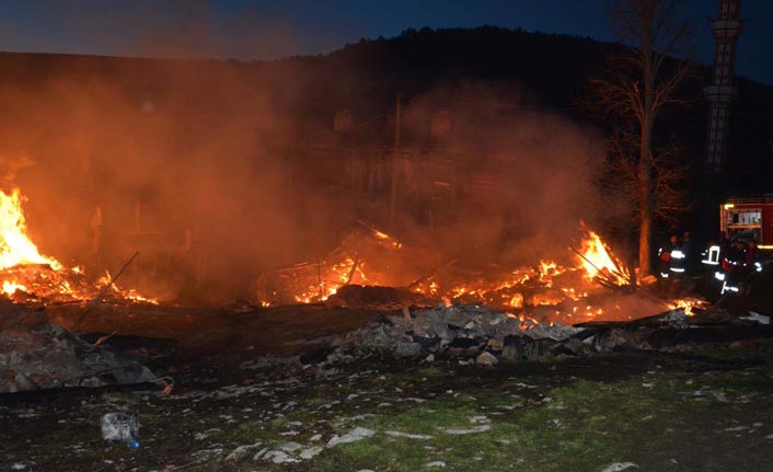 8 ev, 1 ahır, 1 ambar kül oldu