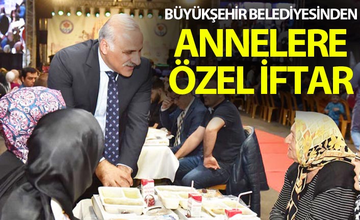 Trabzon Büyükşehir Belediyesinden annelere özel iftar